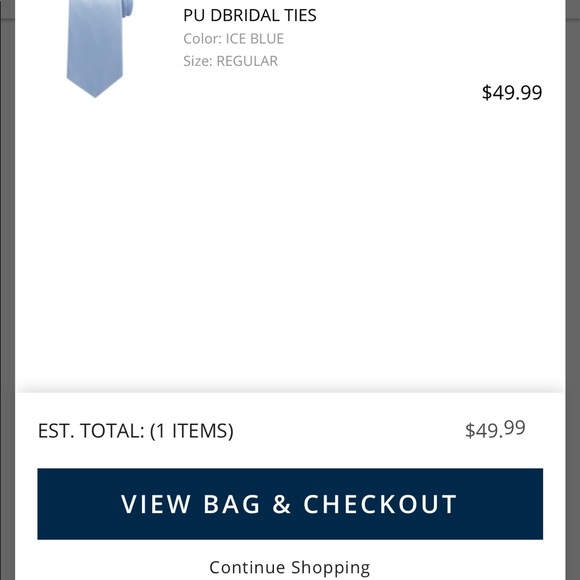 Silk Ties Blue - Picture 2 of 2